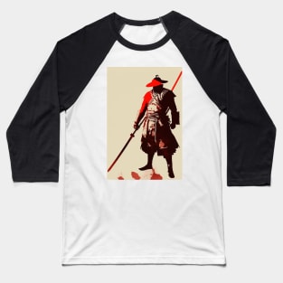 The Colors of Honor: The Symbolism of Red, White, and Black in Japanese Samurai Culture Baseball T-Shirt